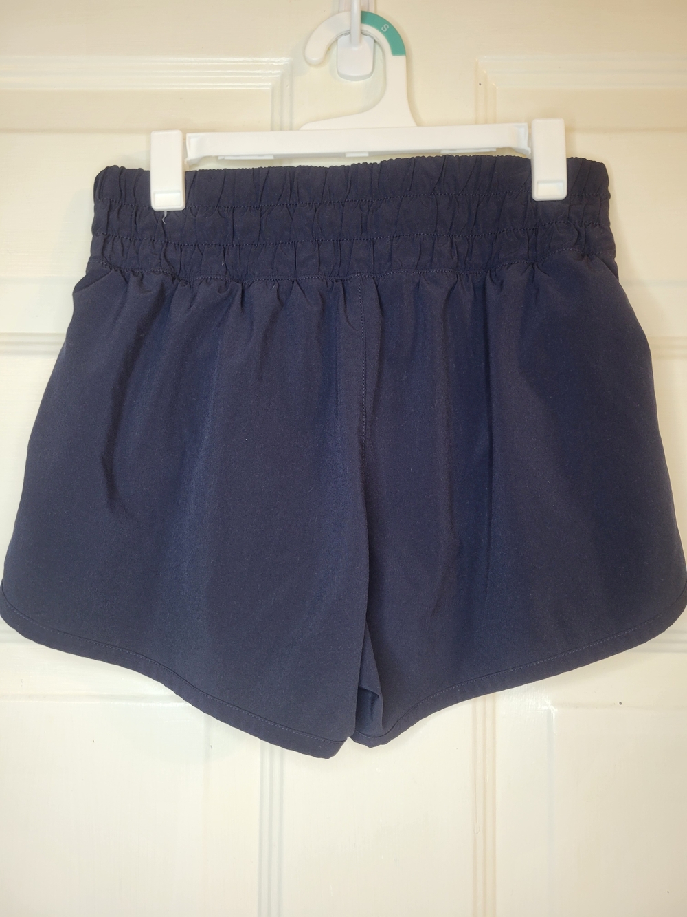Athleta Girl Run Free Navy Blue Elastic-Waist Athletic Shorts - Picture 2 of 7